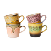 4 Tasses americano en grès 11,5cm Radiant - HKLIVING