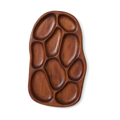 Vassoio per finger food in acacia L - HKLIVING