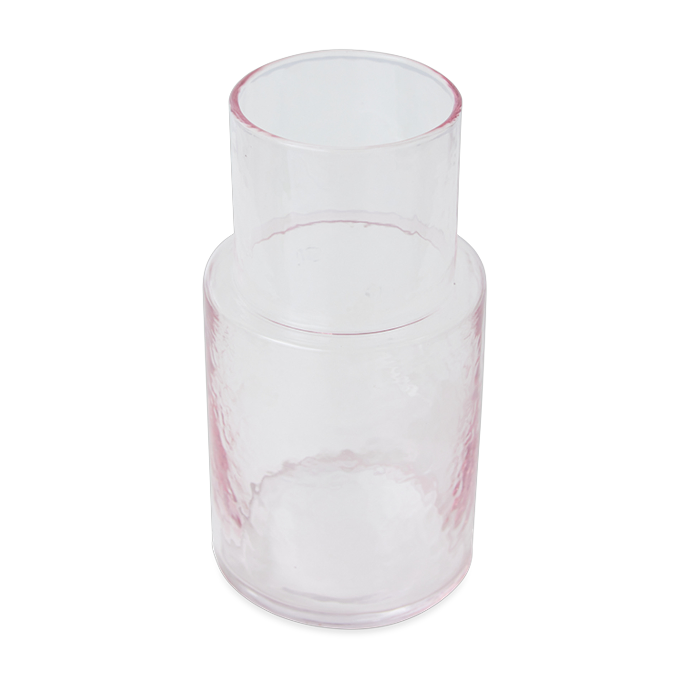 Carafe en verre blush 18cm Tube - HKLIVING