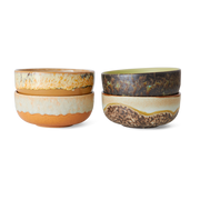 4 Bols à tapas en grès 11x5cm Drift - HKLIVING
