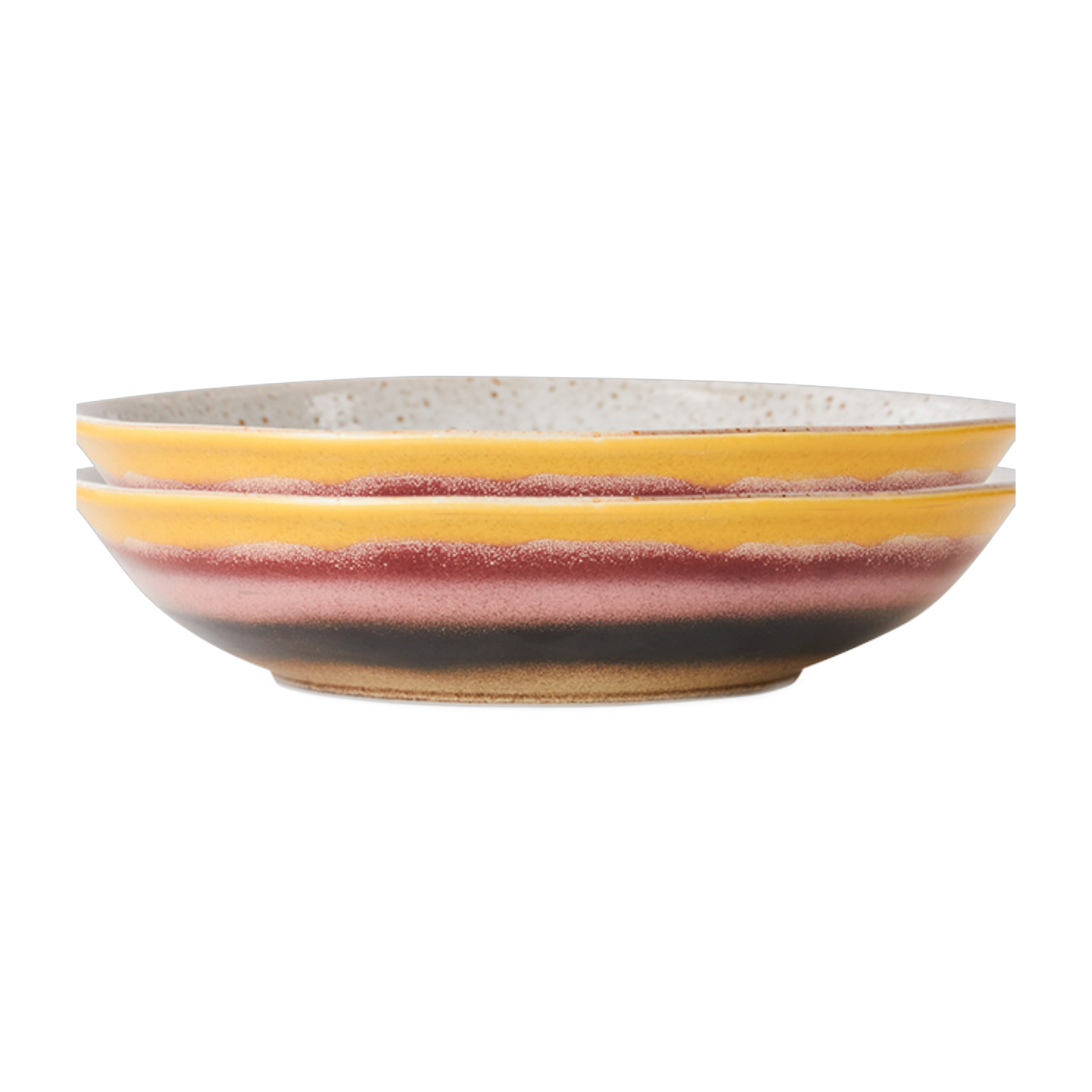 hibiscus 2 Cuencos de Curry de Gres 21, 7cm - HKLIVING