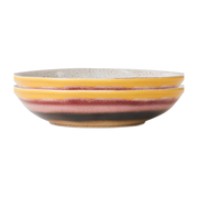 hibiscus 2 Cuencos de Curry de Gres 21, 7cm - HKLIVING