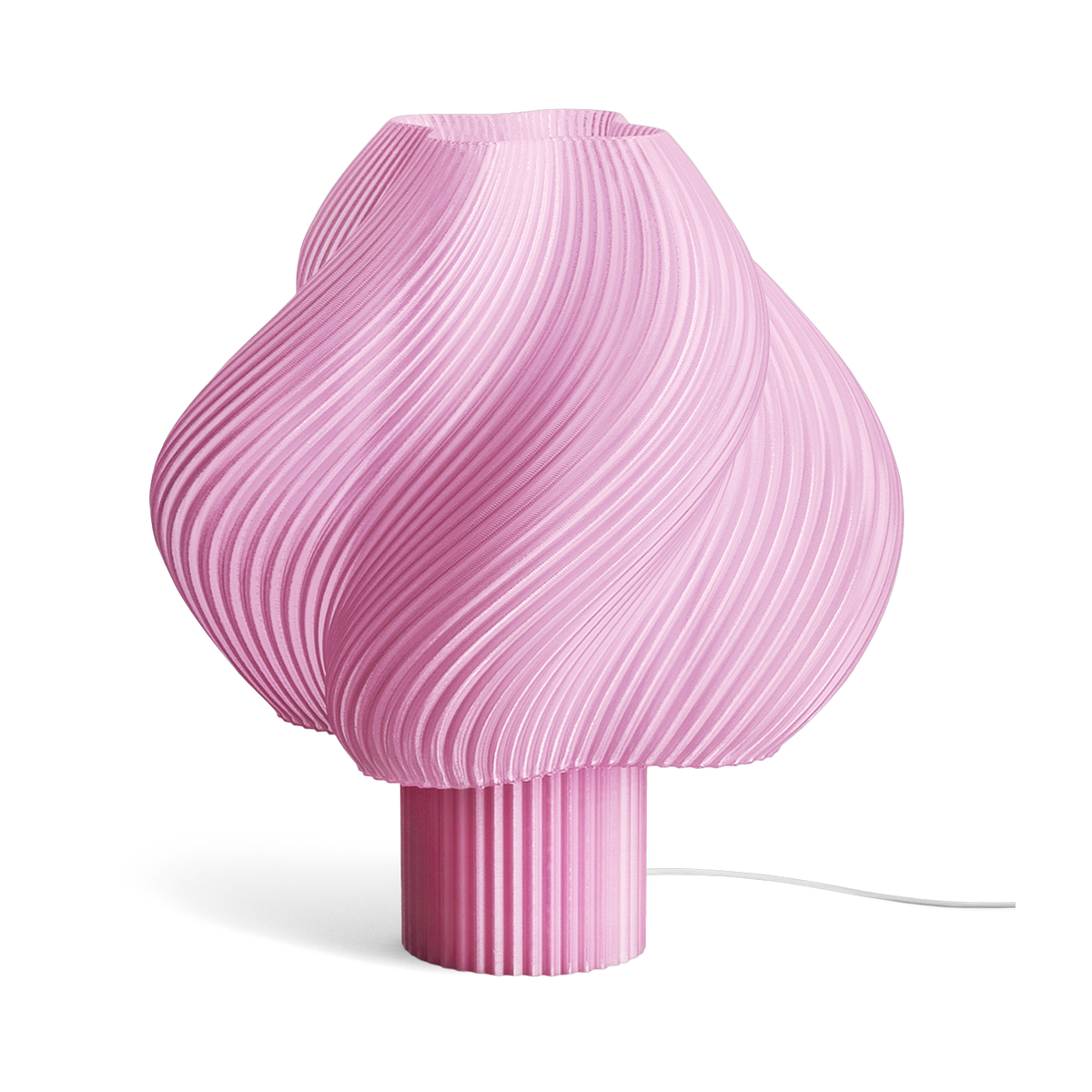 Sherbet pink floor lamp 63cm Soft serve mega - Crème Atelier