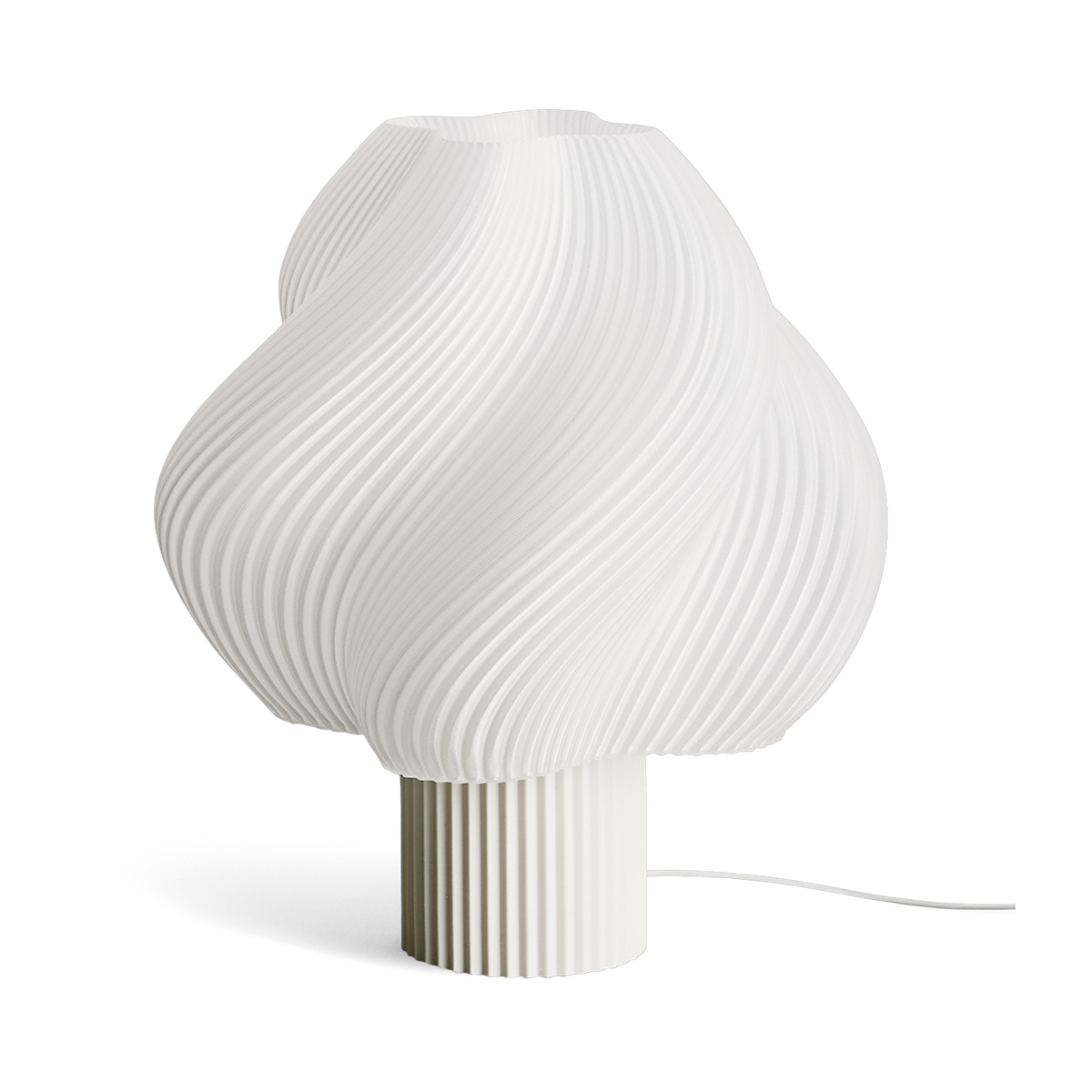 Vanilla bean floor lamp 63cm Soft serve mega - Crème Atelier