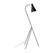 Miles three-legged black metal floor lamp 33cm - Dyberg Larsen
