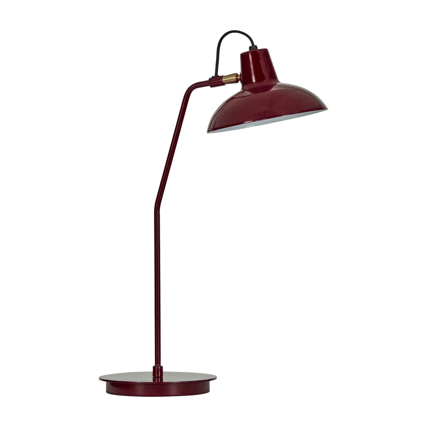 Lampe de table en fer rouge 34x50cm Hddesk - House doctor