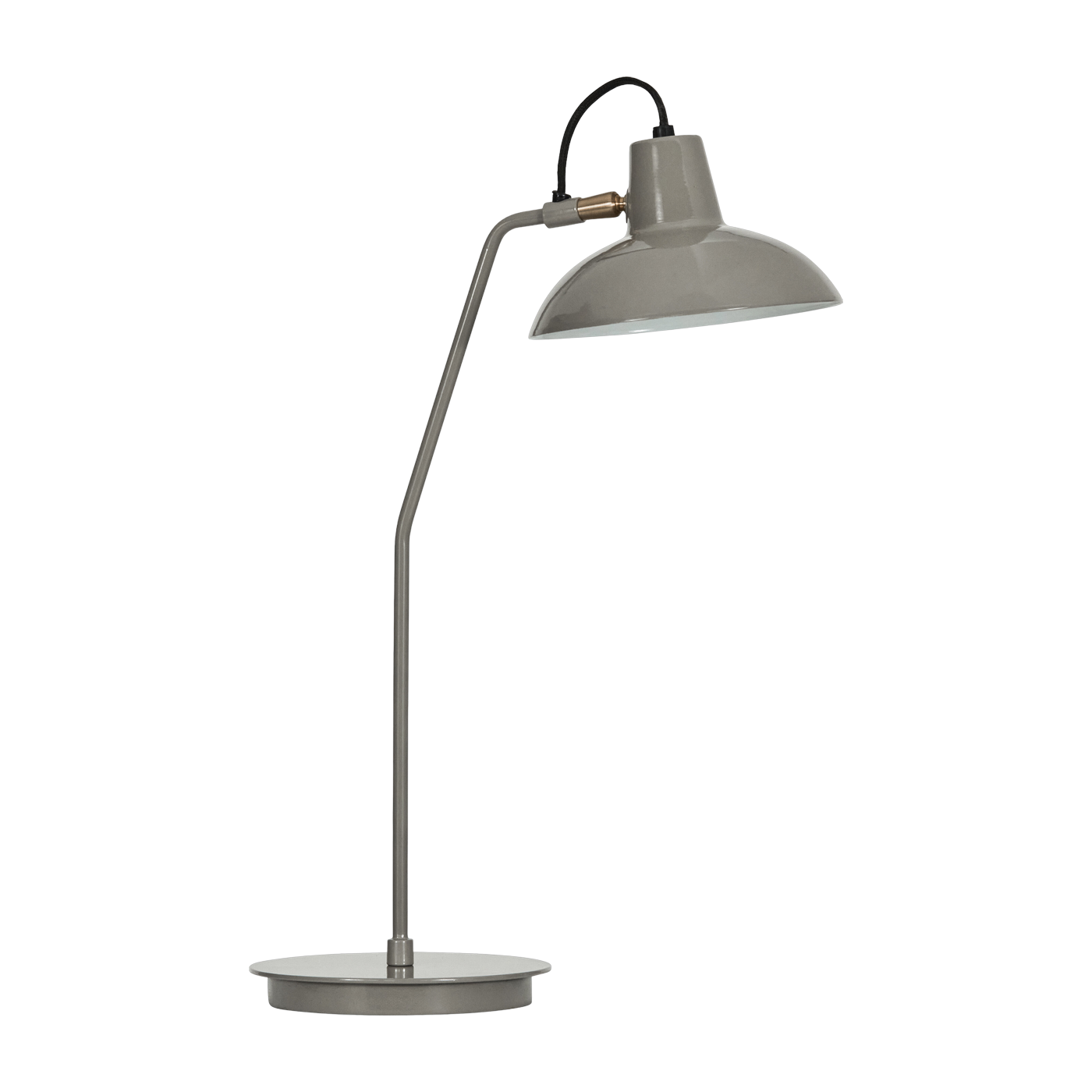Lampe de table en fer gris 34x50cm Hddesk - House Doctor