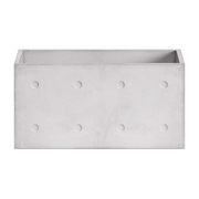Rectangular storage module with concrete base 74. 5cm Dice 745 - Lyon Béton