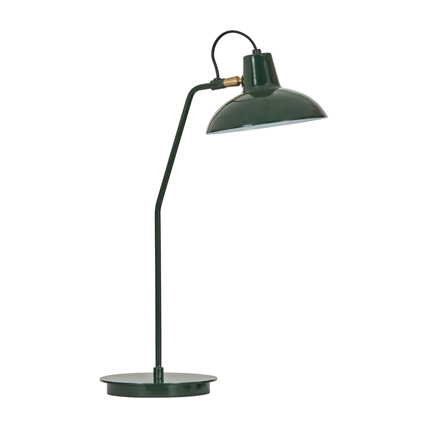 Lampe de table en fer vert 34x50cm Hddesk - House Doctor