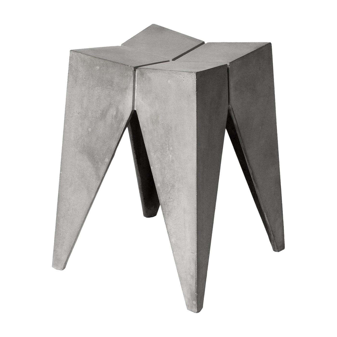 Sgabello contemporaneo in calcestruzzo 35 x 35 x 45 Bridge - Lyon Béton