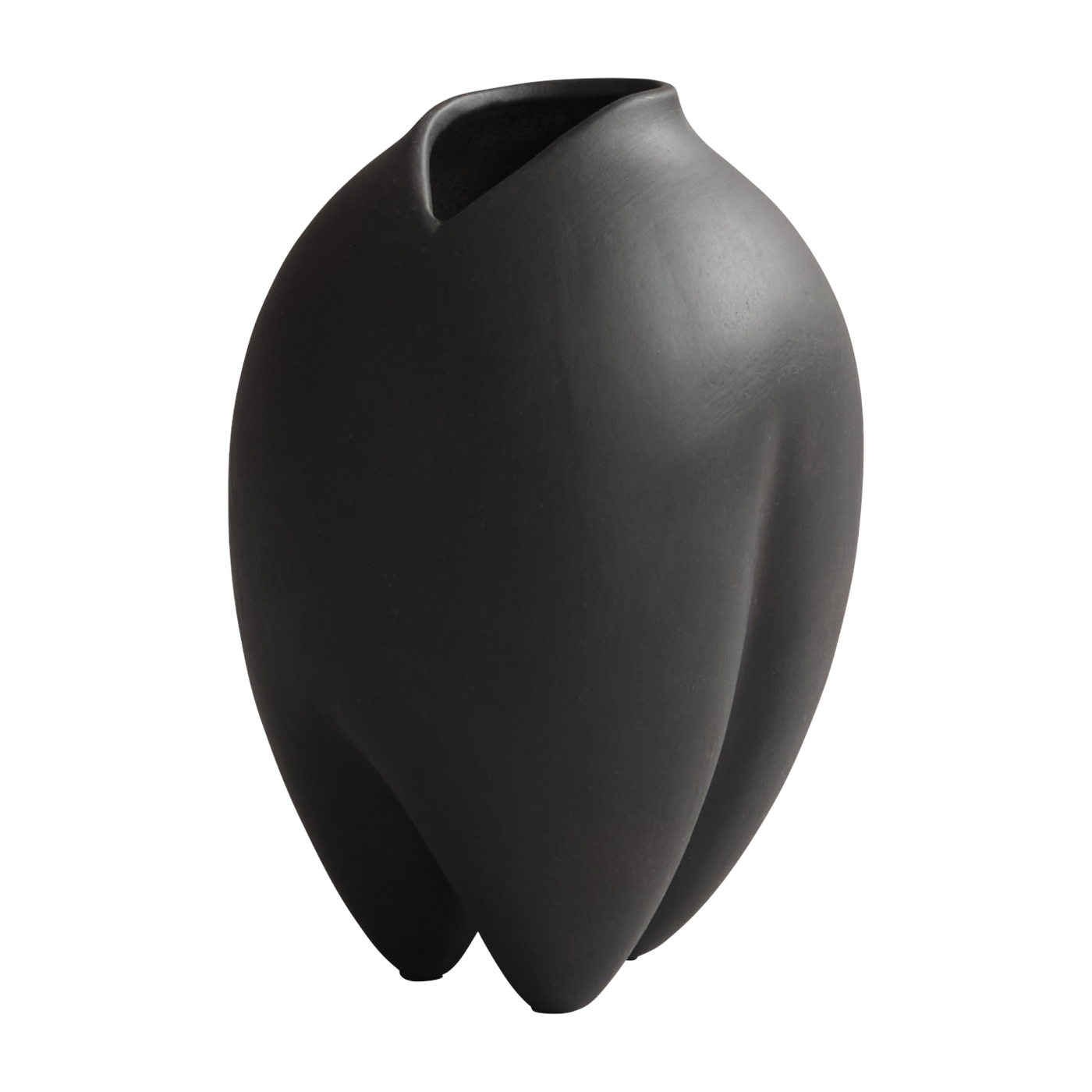 Vase organique en céramique café 21,5cm Sumo - 101 Copenhagen