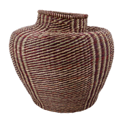 Panier en jonc marron 45x45cm  Hdvilo- House Doctor