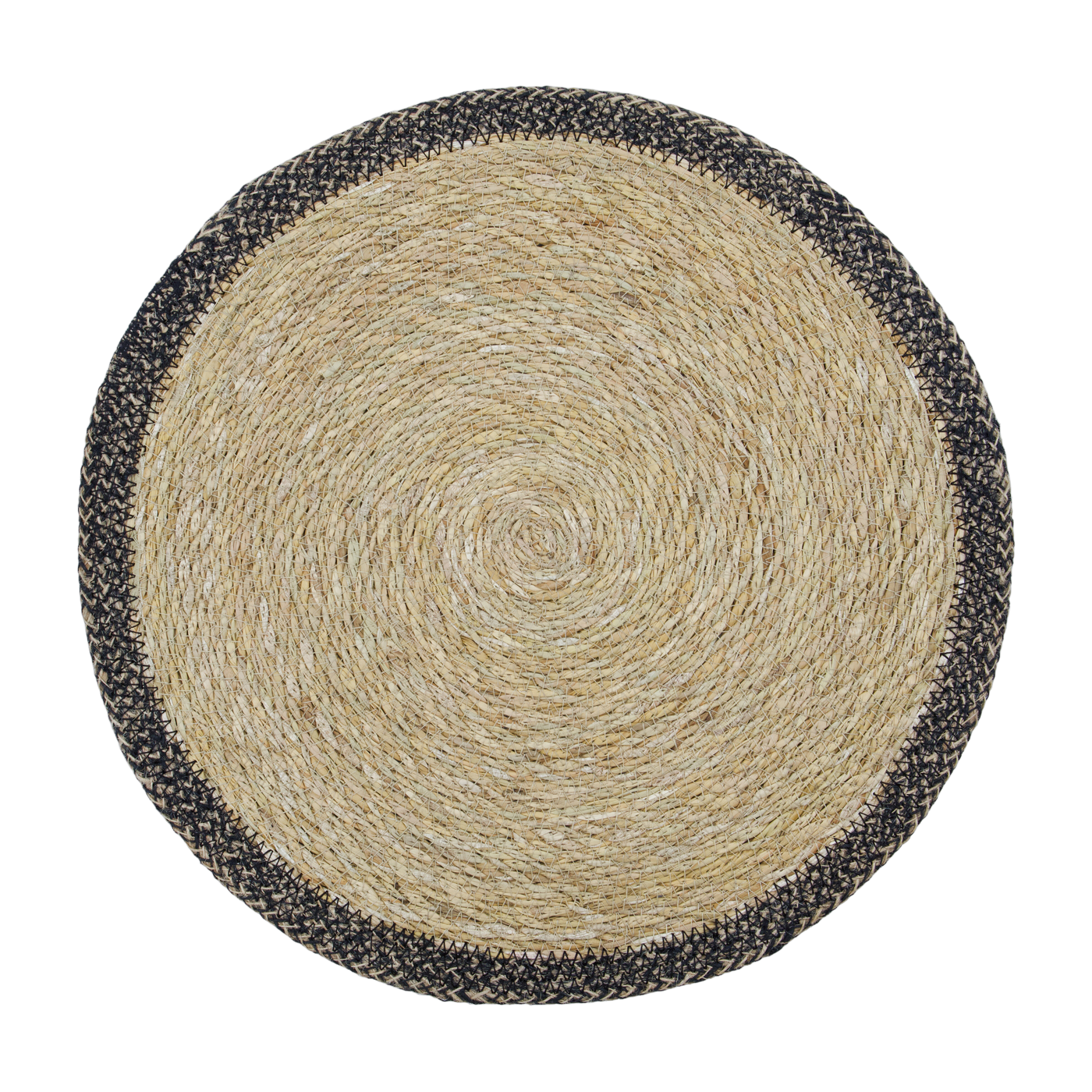 Tischset aus Seegras und Jute schwarz und natur Hdspace-. House Doctor