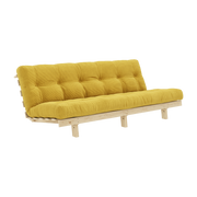Schlafsofa aus Kiefernholz und Honigmatratze 130x200cm Lean - Karup design