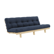 Lean - Karup Divano trasformabile in pino e materasso blu navy 130x200cm design