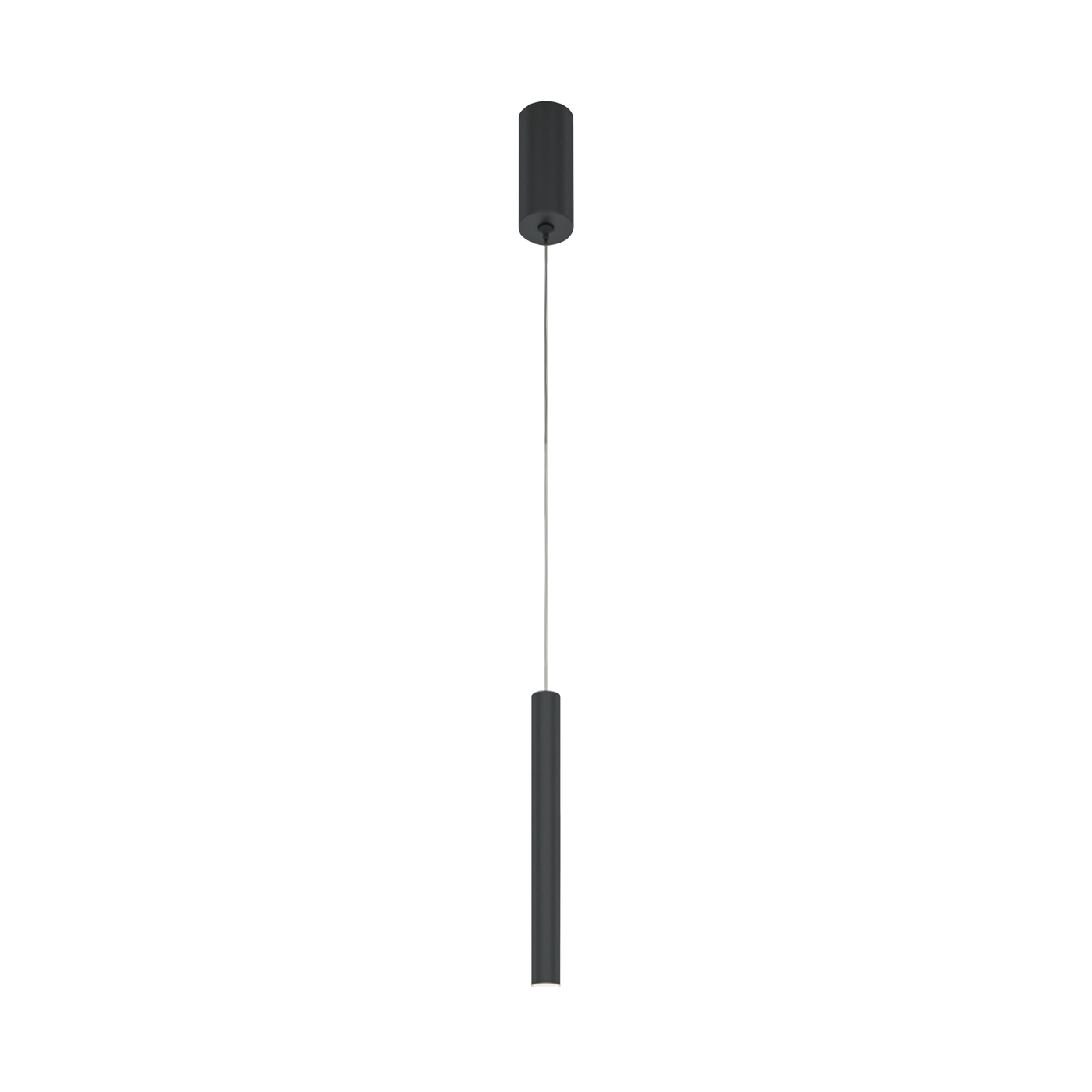 Lámpara de suspensión pendant de aluminio negro 30x45cm Pro Shade - Maytoni
