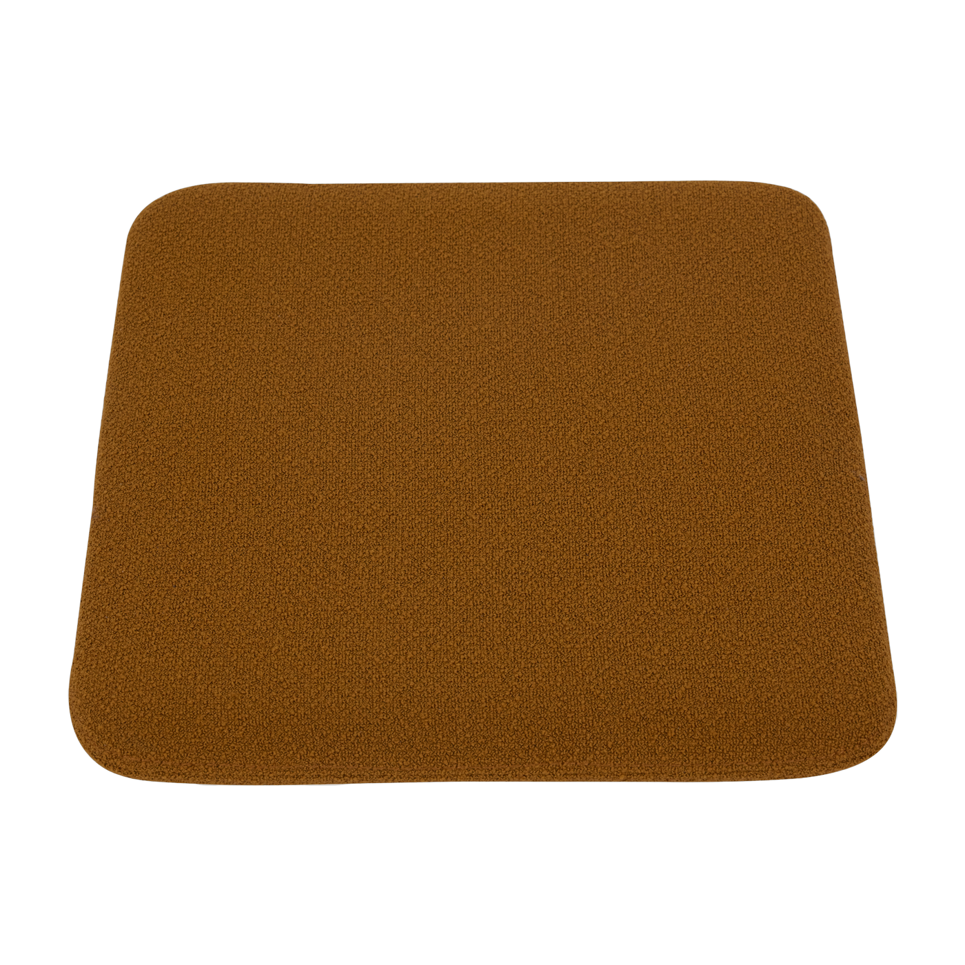 Curva Cojín de asiento para taburete rizado ámbar 27. 5x32x2. 5cm - AYTM