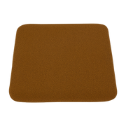 Coussin de siège pour tabouret ambre bouclé 27,5x32x2,5cm Curva - AYTM