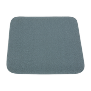 Sitzkissen für Hocker blau gelockt 27, 5x32x2, 5cm Curva -. AYTM