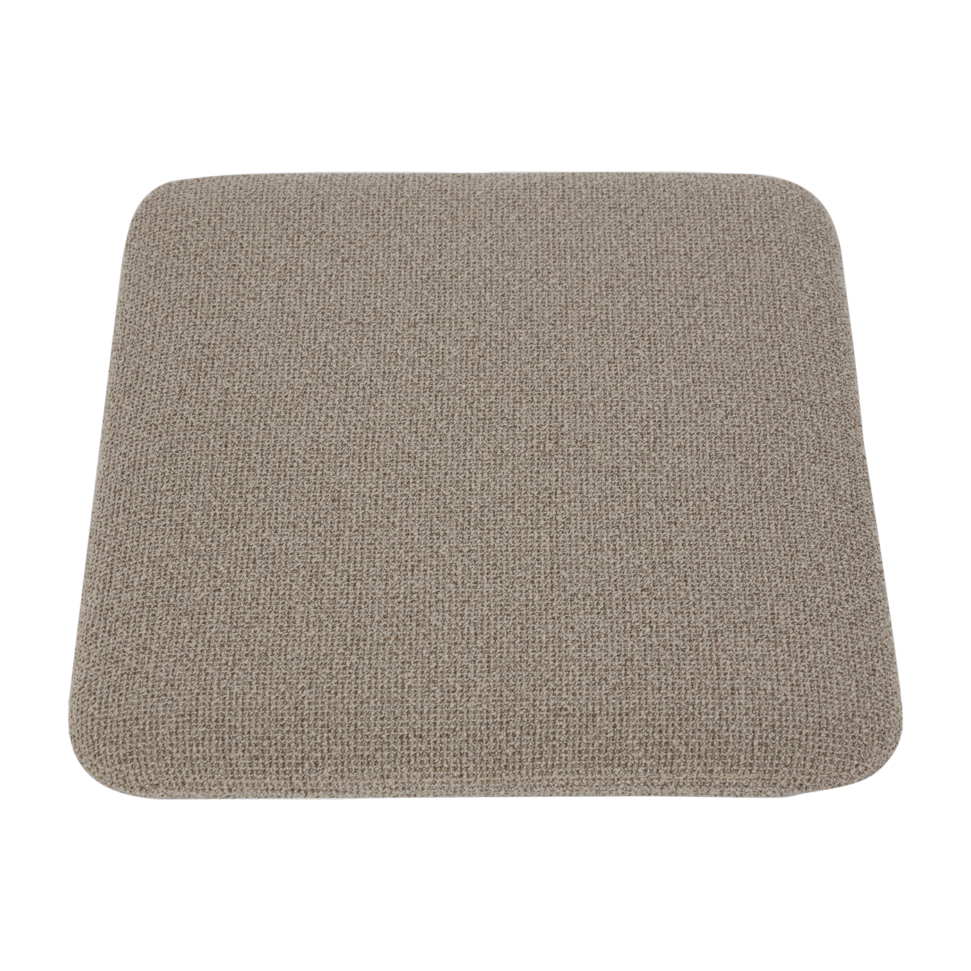 Curva Cojín de asiento para taburete bouclé taupe 27, 5x32x2, 5cm - AYTM