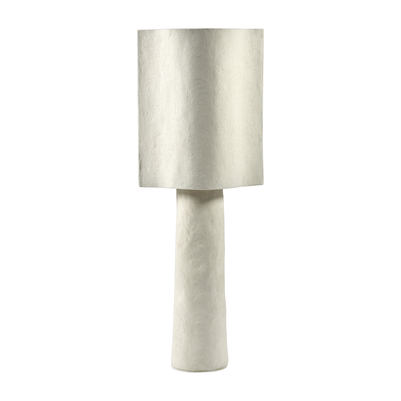 Papier-mâché floor lamp 40x27x109cm 02 Terre Blanche - Serax