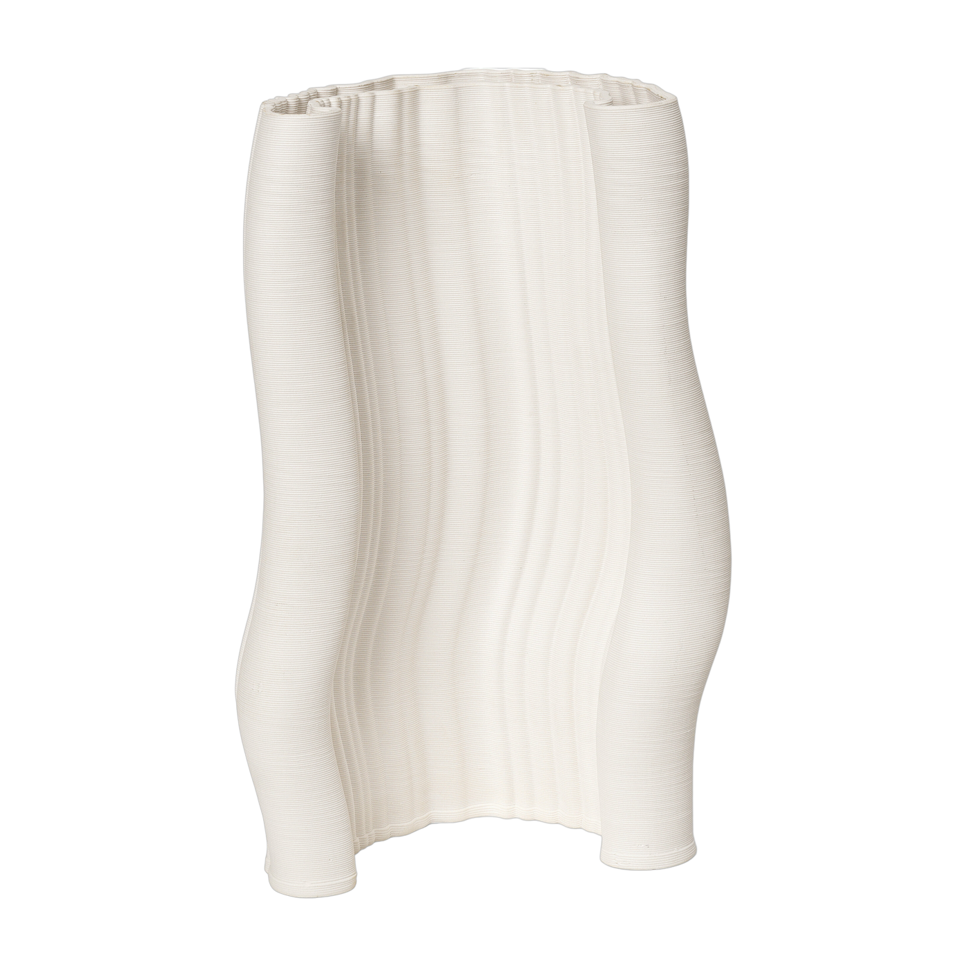 Vase in clay 3D printing Moire - Ferm Living