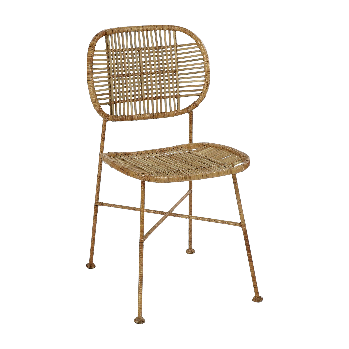 Stuhl aus rotin natur 51, 5x43, 5x83cm Geneva -. Pomax