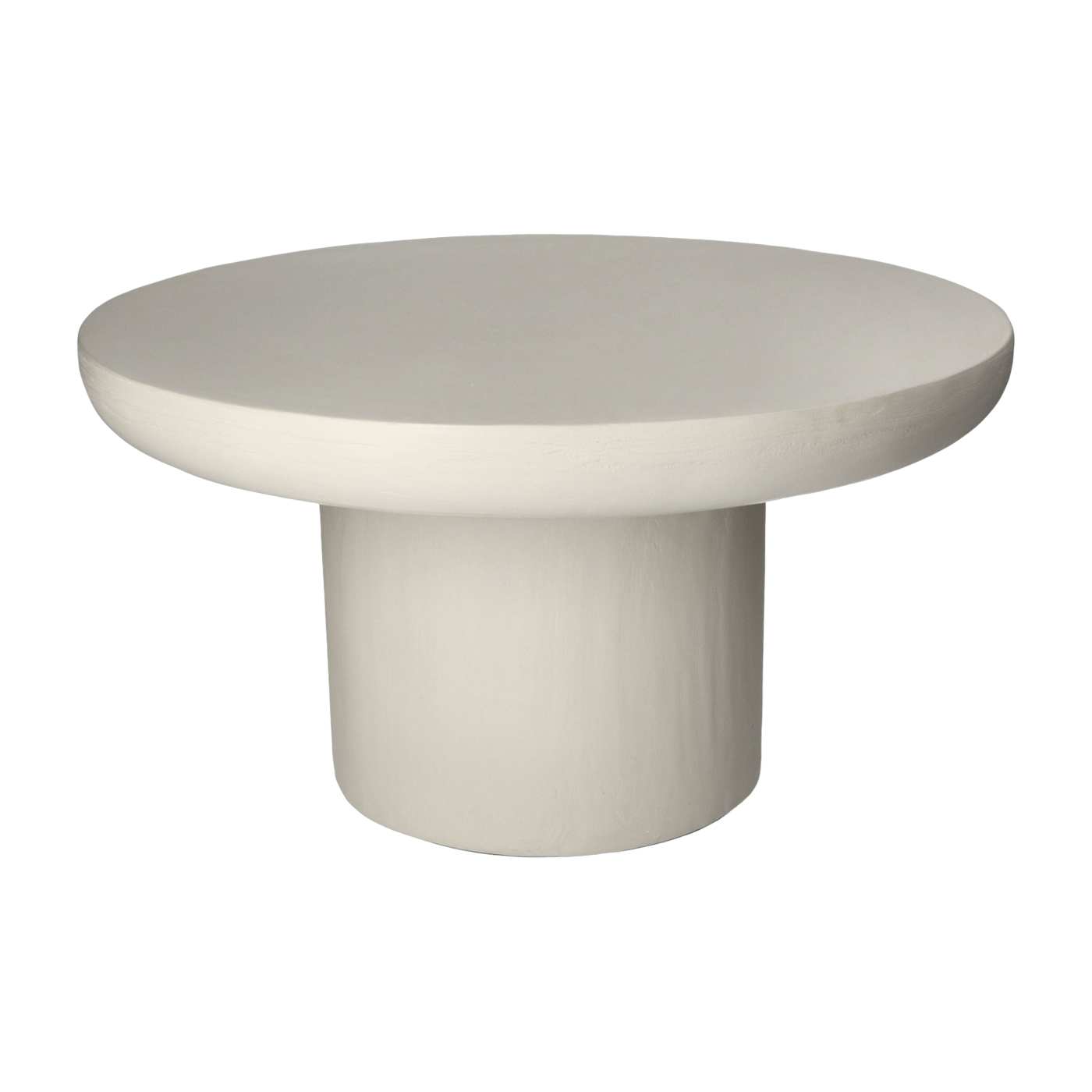 Coffee table ronde coated à la lime 50x40cm Piastro - Pomax