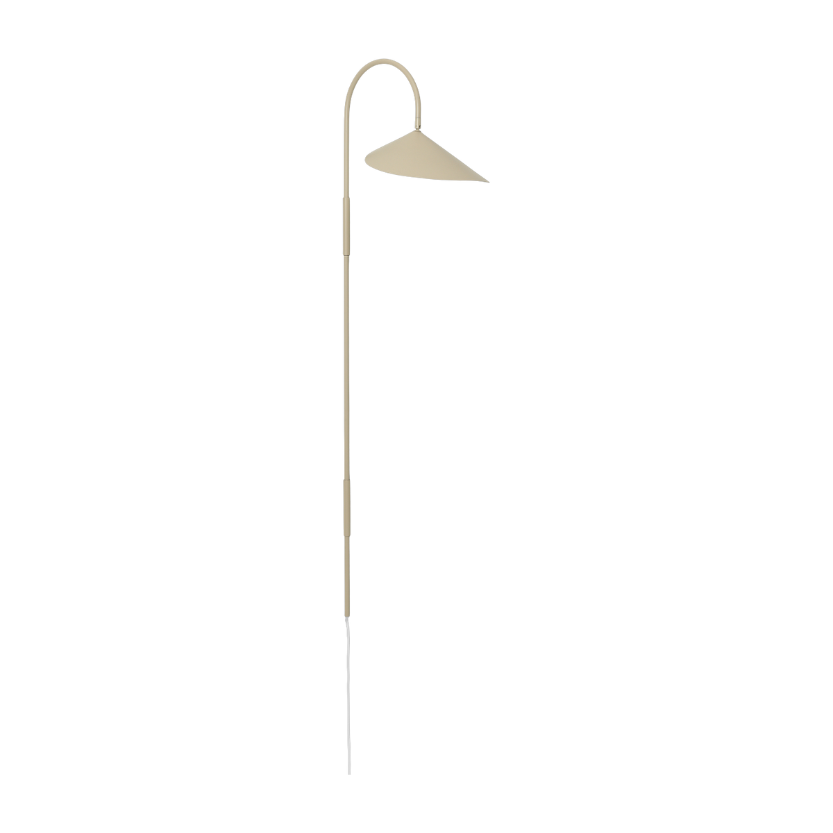 Lampada da parete girevole in acciaio cashmere 26x44x127cm Arum - Ferm Living