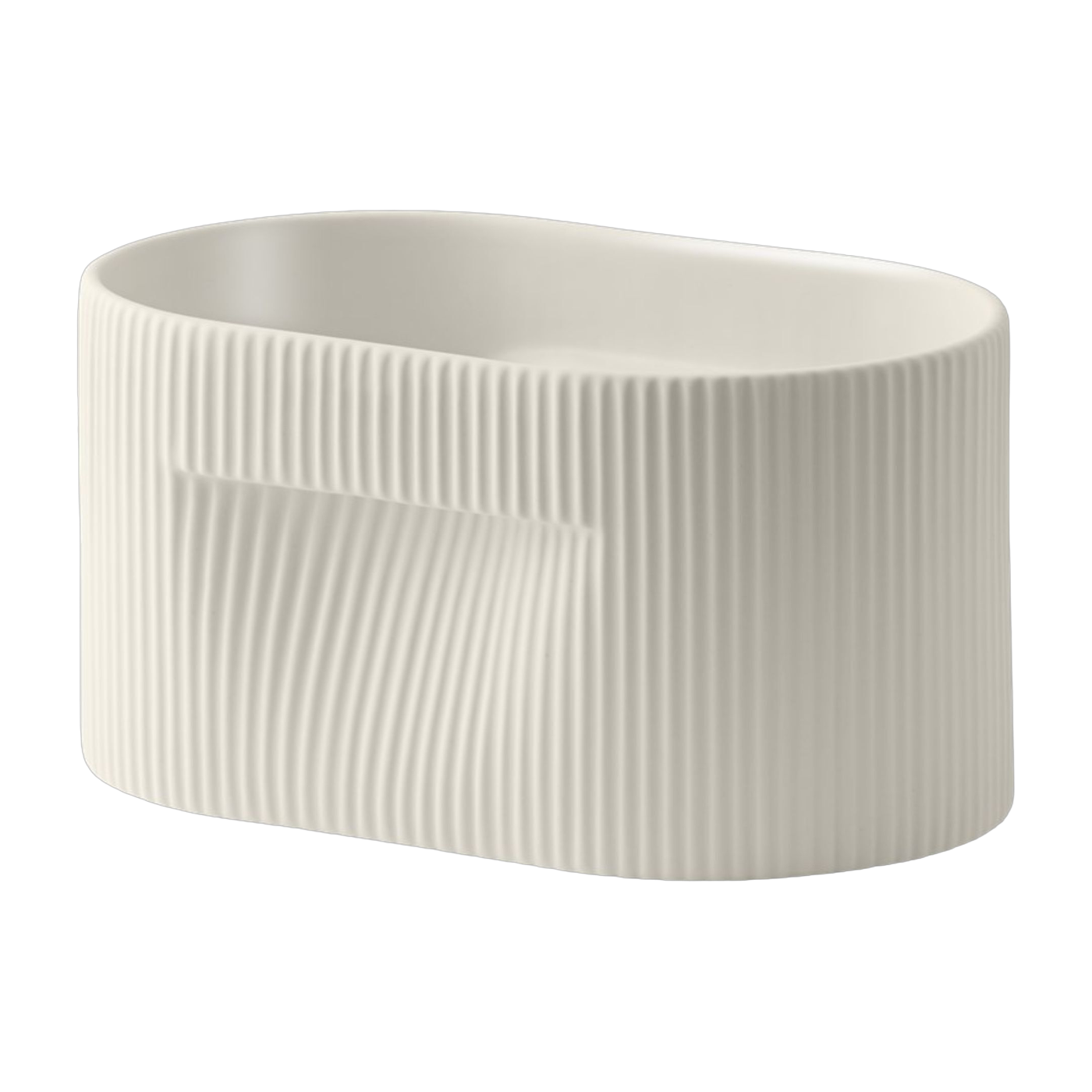 Off-white Blumentopf aus Ton 13cm Ridge - -. Muuto