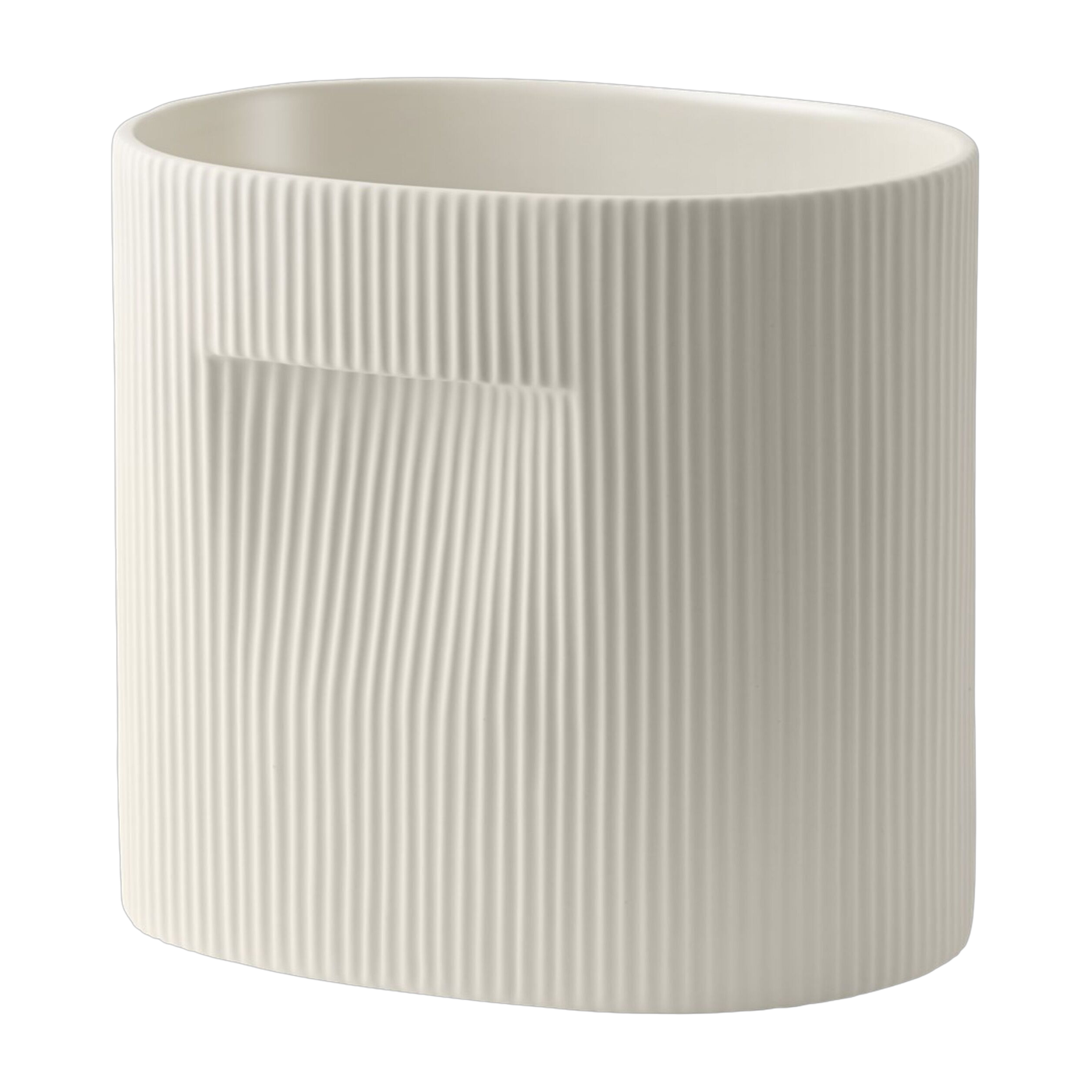 Blumentopf aus Ton off-white 24cm Ridge -. Muuto