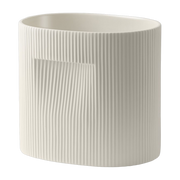 Blumentopf aus Ton off-white 24cm Ridge -. Muuto