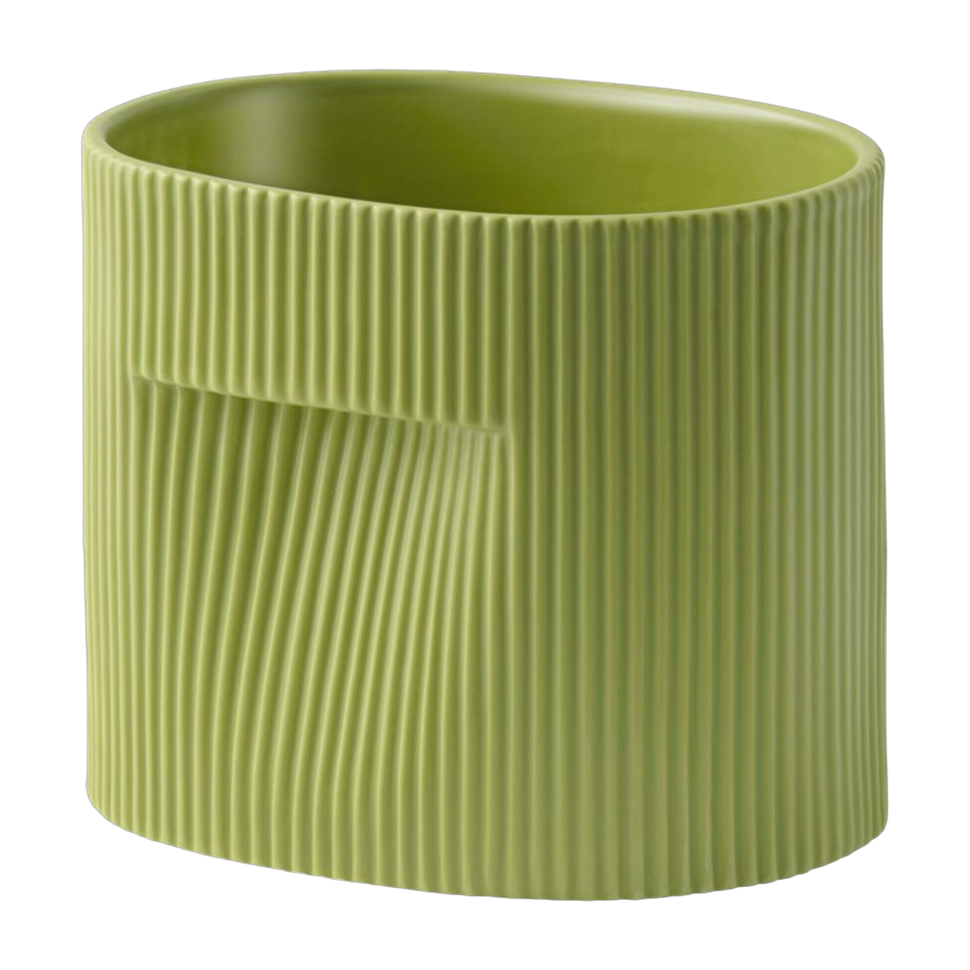 Ridge Vaso da fiori in argilla verde 15cm - Muuto