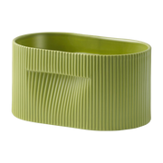 Blumenübertopf aus grünem Ton 13cm Ridge -. Muuto