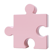 Vase aus rosa Keramik 23x6x23cm Puzzle Pink -. Fluid Market