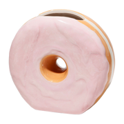Vase aus Keramik donut rosa 17cm - Doiy