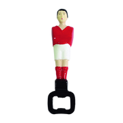 Flaschenöffner aus Metall, rot, Tischfußball -. DOIY
