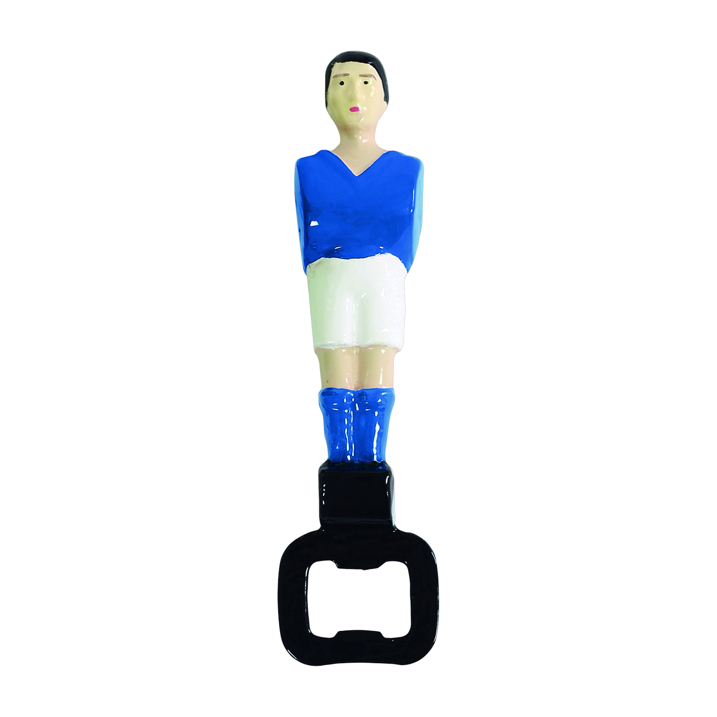 Babyfoot blue metal bottle opener - DOIY