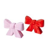 Ceramic bow-shaped salt and pepper shaker 6cm - Doiy