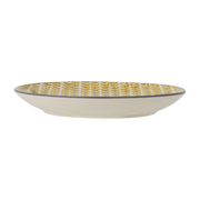 Maple Plate Yellow Stoneware - Bloomingville
