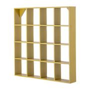 Bekka Regal Gelb Recyceltes Holz - Bloomingville