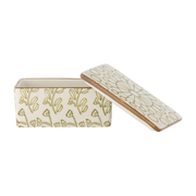Maple Butter Box Green Stoneware - Bloomingville