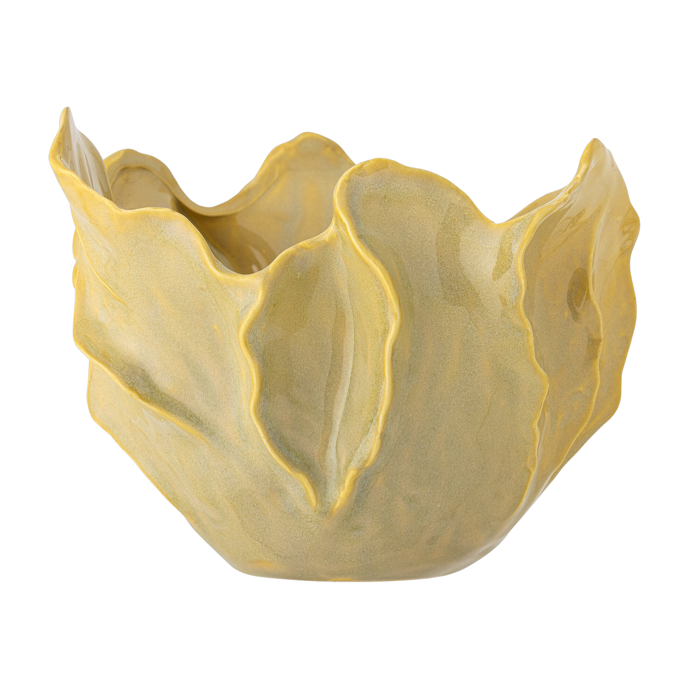 Bastien Bowl Yellow Stoneware - Bloomingville