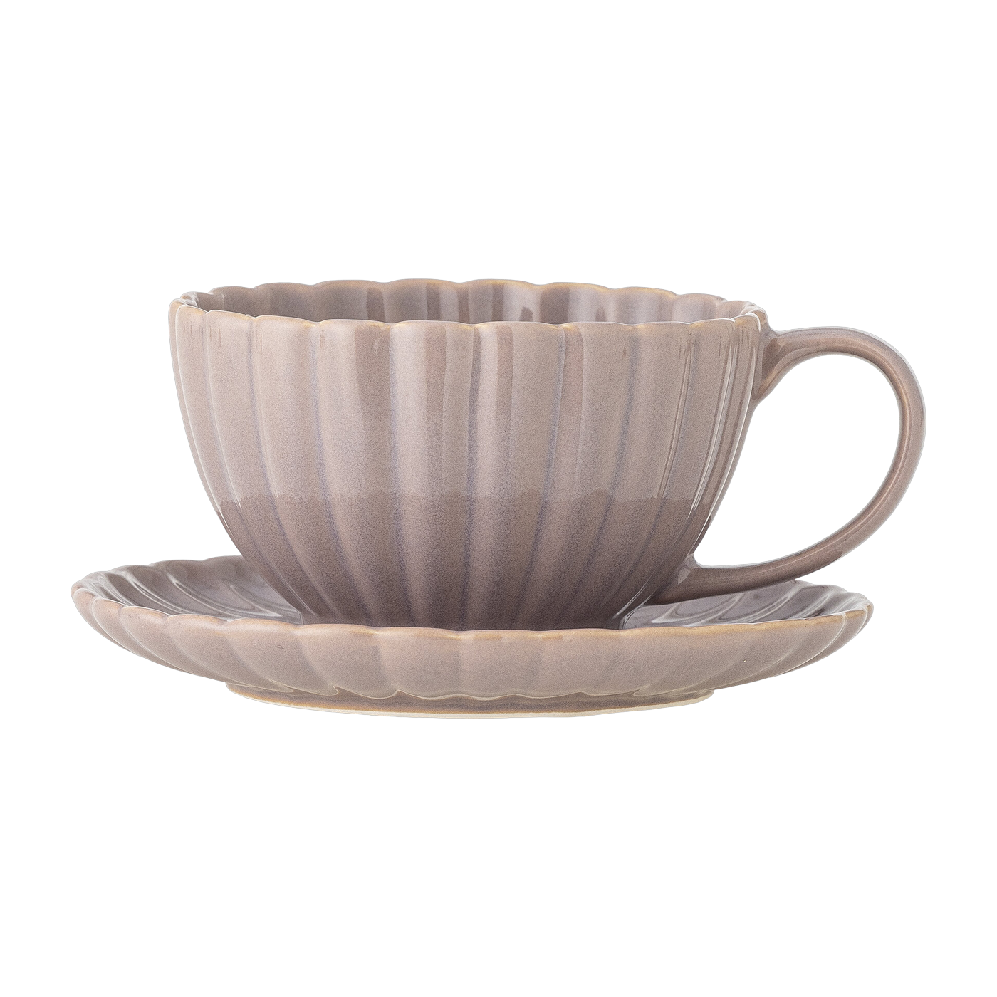 Latina Tasse Avec Soucoupe Rose Grès - Bloomingville