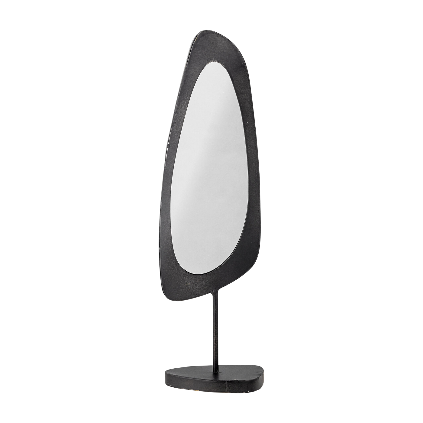 Espejo de pedestal Avoa de cristal y hierro negro de 50 cm - Bloomingville