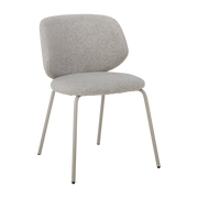 Ponte Dining Chair Grey Polyester - Bloomingville