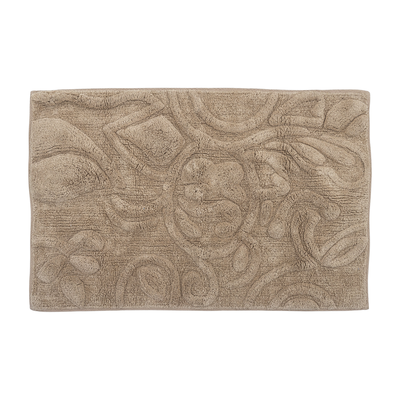Alfombra de baño Sestu algodón marrón - Bloomingville