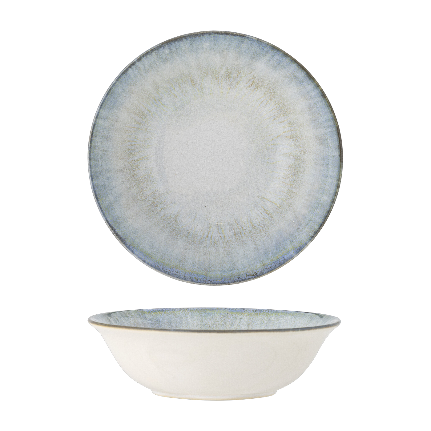 Calen Bowl Blue Stoneware - Bloomingville