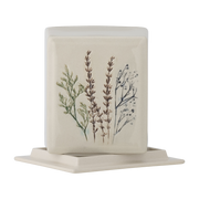 Bea Butterdose Natur Steingut - Bloomingville