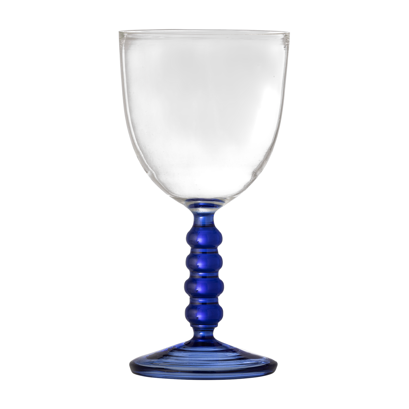 Noemi Wine Glass Blue Glass - Bloomingville